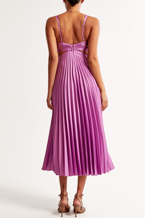 Elegant Pleated Evening Dress for Women | Perfect Cocktail and Formal Dress in Plus Size Options 3