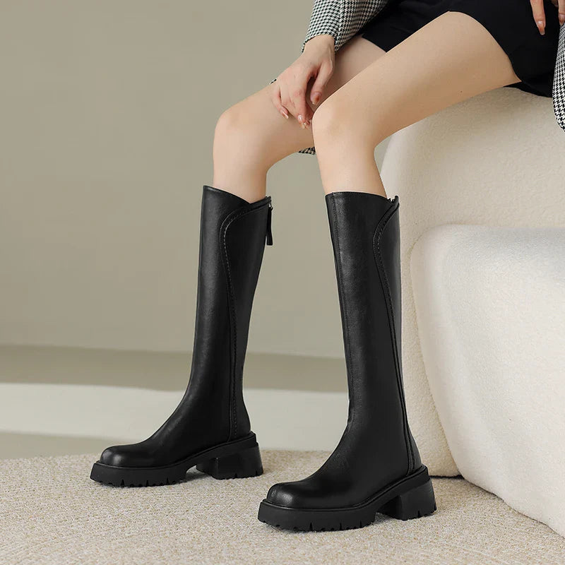 Lauren | Women's Knee High Boots in Premium Leather with Orthopedic Support 3