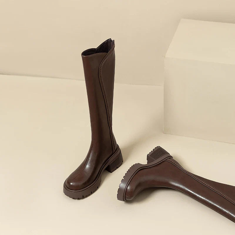 Lauren | Women's Knee High Boots in Premium Leather with Orthopedic Support 7